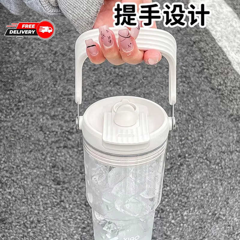 Sanrio Hello Kitty 900ML Large Capacity Portable Plastic Water Cup