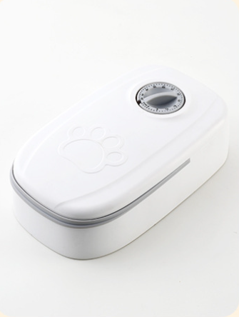 SRline Automatic Pet Feeder with Stainless Steel Bowl - Smart Food Dispenser for Cats and Dogs