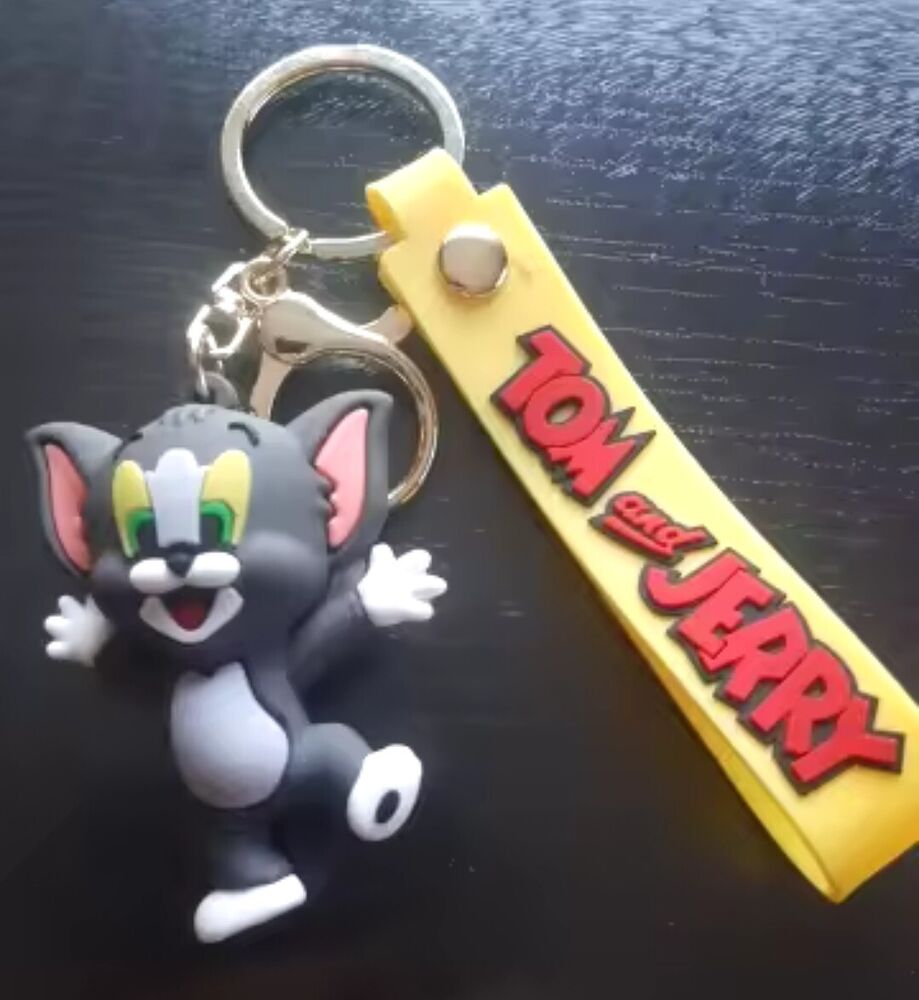 Tom and Jerry Car Design Keychain for Fans